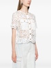 guipure-lace shirt