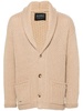 Finest ribbed cardigan