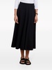 high-rise midi skirt