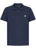 logo-appliqué polo shirt