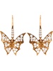 diamond wing earrings