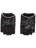 Signature fingerless leather gloves