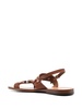 slingback leather sandals