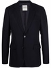 single-breasted wool suit jacket 