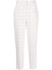 sequinned tweed trousers