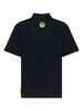 logo-print cotton polo shirt