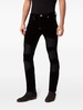 Rock Star ribbed-panels skinny jeans