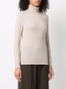 cashmere-silk roll-neck jumper