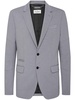 logo-patch jersey blazer