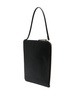 logo-plaque slim shoulder bag