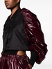 puff-sleeves cropped bomber jacket 