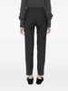 beaded-trim cigarette trousers