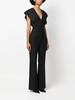 V-neck tailored jumpsuit