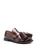 tasseled leather loafers