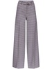 checked wide-leg trousers 