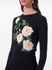 floral intarsia sweater 