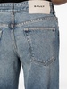 straight-leg stonewashed jeans