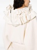 La Maille Crinoline ruffled hoodie