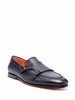 side buckle-fastening monk shoes