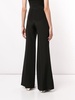 Peacock wide-leg trousers