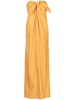 Kaia polka-dot maxi dress 