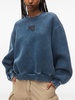 Alexander Wang Essential Terry Crew Sweatshirt Clothing