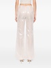 sequin-embellished palazzo trousers