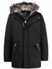 faux-fur hood padded parka