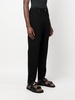 mid-rise tapered-leg trousers 