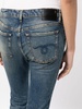 low-rise flared jeans 