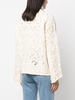 floral-detail knitted jumper