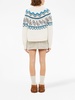 Antarctic jacquard virgin-wool jumper