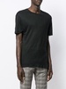 round-neck linen T-shirt