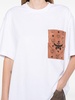 monogram-pocket T-shirt