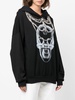 X-Ray crystal-embellished hoodie