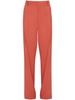 pleat-detail wide-leg trousers