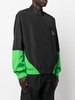 logo-patch panelled windbreaker 