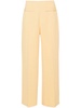 high-waist palazzo trousers  