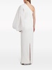 Hudson one-shoulder gown