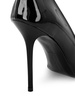 105mm pointed-toe leather pumps