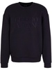 logo-embroidered round-neck jumper