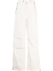 drawstring parachute trousers