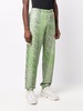 abstract-spot track pants