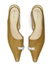 Pierced 45mm leather pumps 