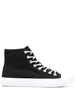 contrasting toe-cap lace-up sneakers