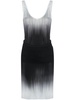 ombré-effect sleeveless dress