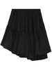 Sarina asymmetric voluminous tiered skirt