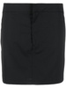 mid-rise tailored miniskirt