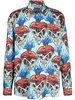 skull-print shirt 