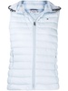 padded zip-up down gilet